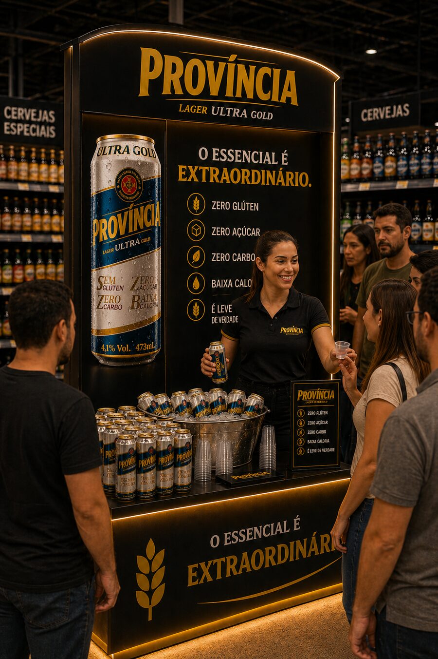 Ilha de degustação Província Ultra Gold
